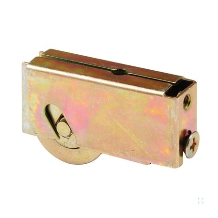 Prime-Line Single 1-1/8 in. Steel Roller Assembly, Ball Bearing, Plain Back Housing (Single Pack) D 1596